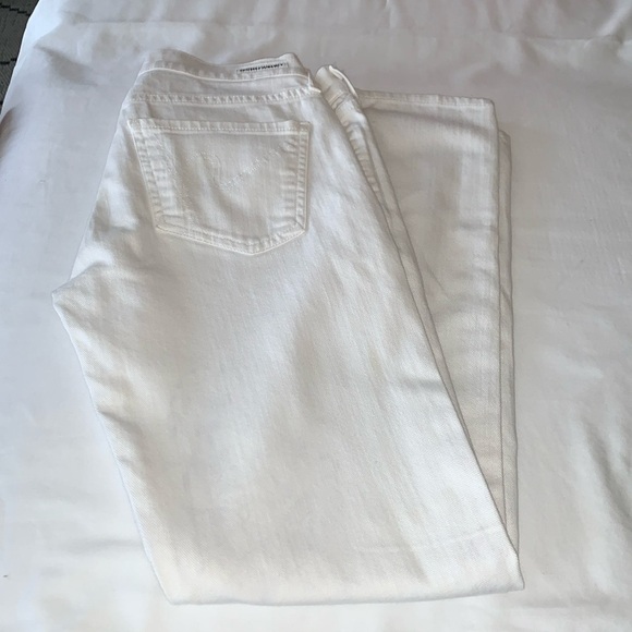 Gently Loved Citizens of Humanity White Avedon Low Rise Skinny Jeans- Size 26 - Picture 1 of 8